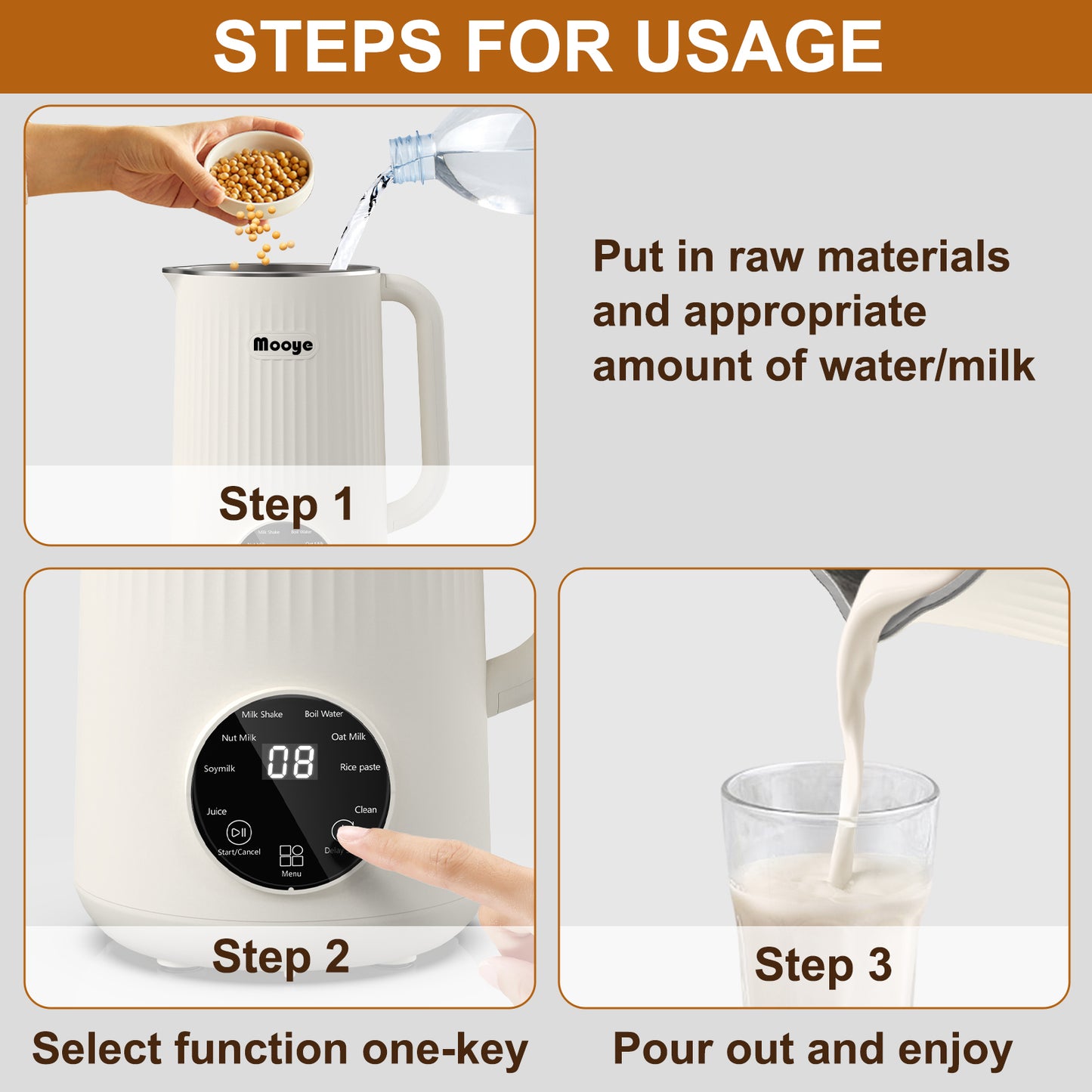 1L soymilk machine-W6